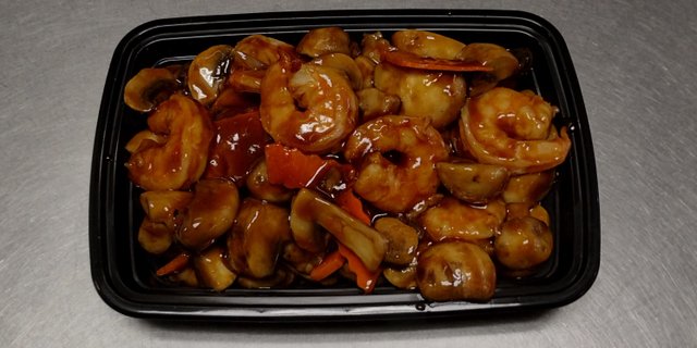 Shrimp w/ Mushrooms