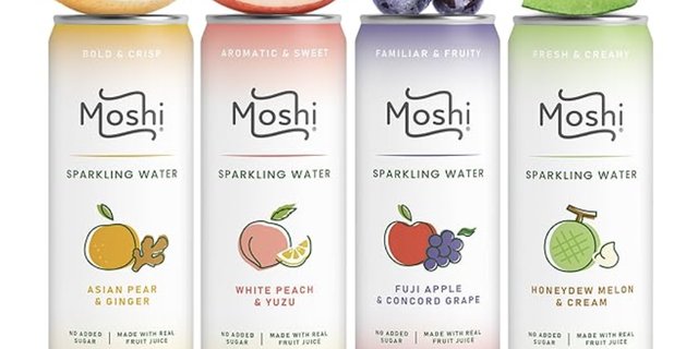 Moshi Flavored Sparkling Water
