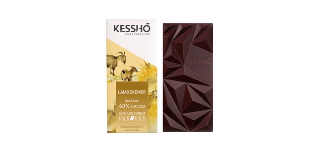 Lamb Skewer 60% Goat Milk Chocolate Bar