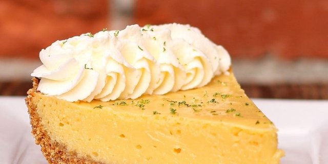 Key Lime Pie Slice