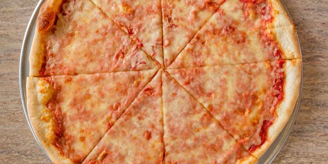 Round Thin Cheese Pizza
