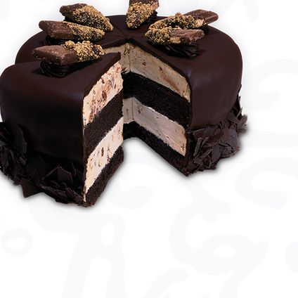 Coffeehouse Crunch Ice Cream Cake