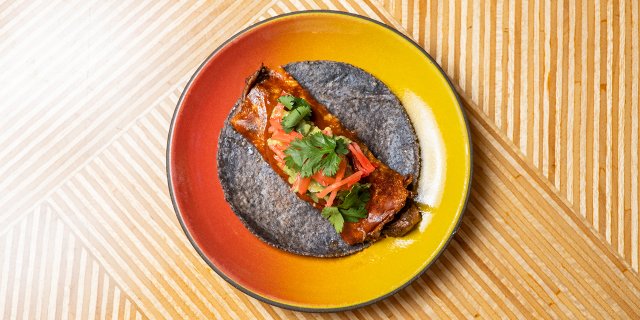 Short Rib Quesabirria Taco