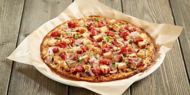 Individually Packaged Gluten-Free BBQ Chicken Pizza