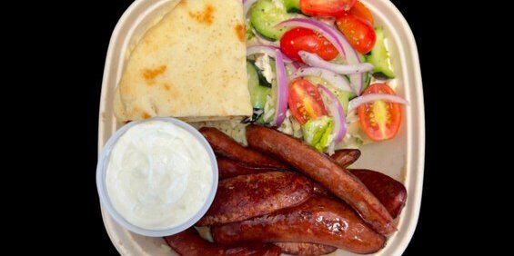 Greek Sausage Platter