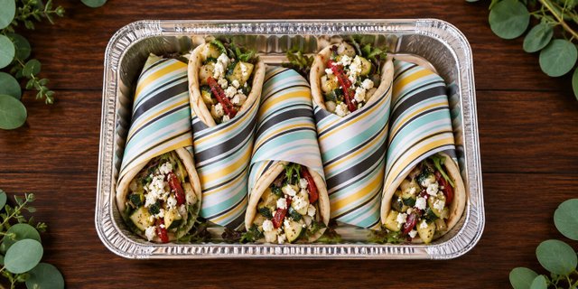Veggie & Feta Wrap (A la Carte)