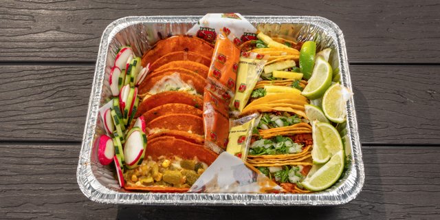 Carne Asada Tacos Tray