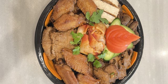 Marinated Beef & Pork Cold Deli Platter