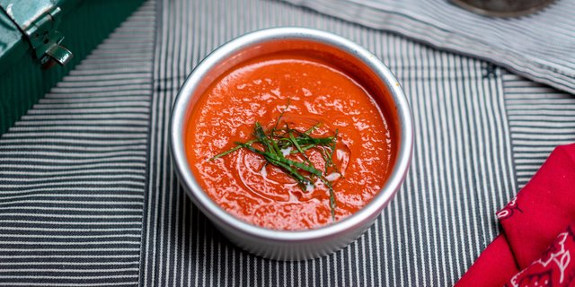 Vegetarian Fire-Roasted Tomato Soup