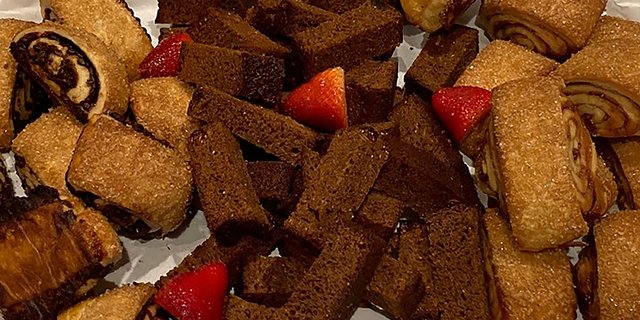 Small Homemade Sweets Platter