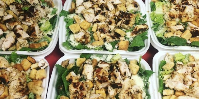 Caesar Salad w/ Chicken