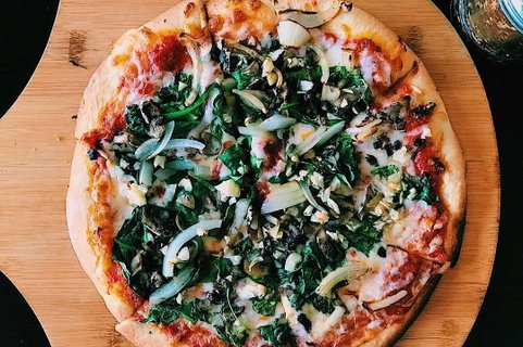 Spinach Combo Pizza