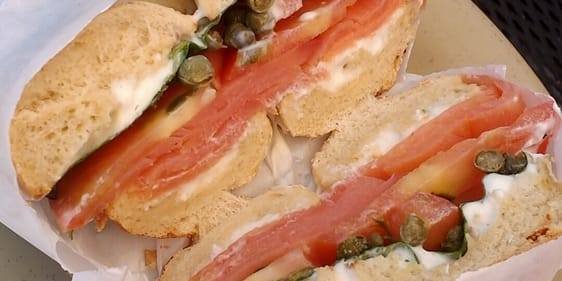 Lox Breakfast Sandwich
