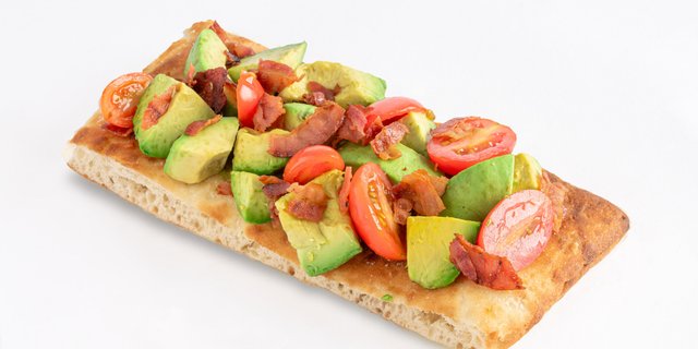 Individual Bacon, Tomato & Avocado Toast