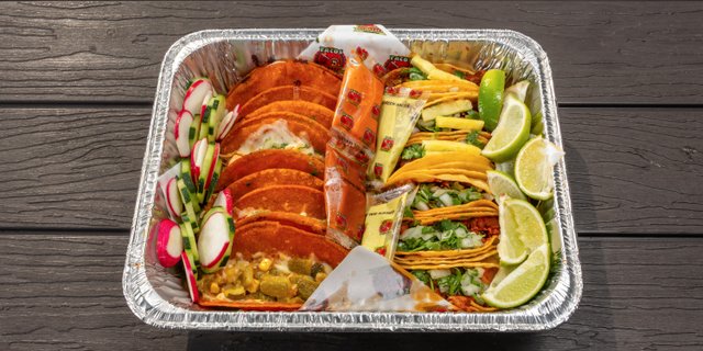 Flor De Calabaza Tacos Tray