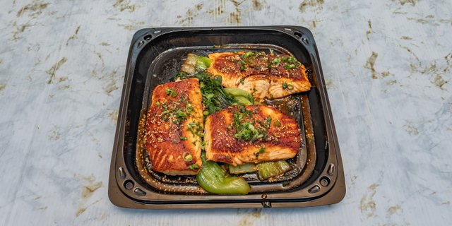 Salmon Teriyaki Tray