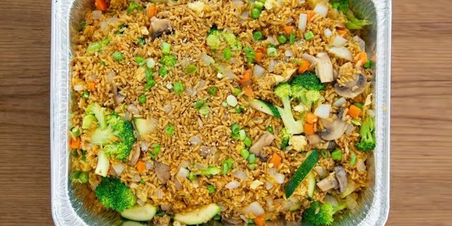 Vegetable Fried Rice Party Tray