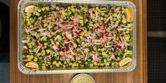 Cucumber Salad Tray
