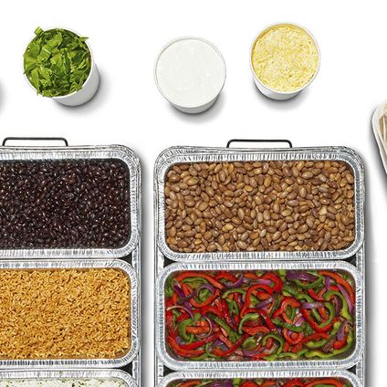 Fajita Veggie Hot Bar for Groups of 40-100