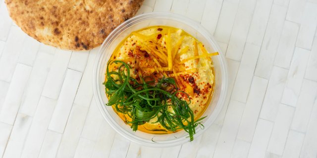 Golden Beet Toum Dip