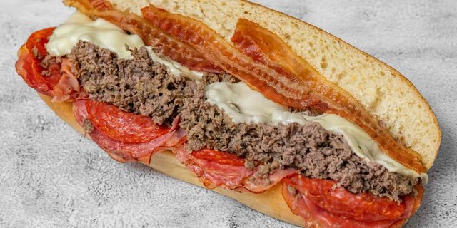 The Meatlover Cheesesteak Sub