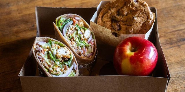 Honey Mustard Chicken Wrap Box Lunch