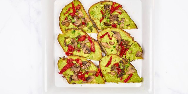 Vegan Tuscan Avocado Toast