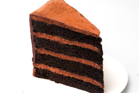 Chocolate Fudge Cake Slice