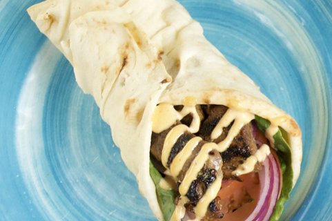 Tribos Lamb Pita Sandwich