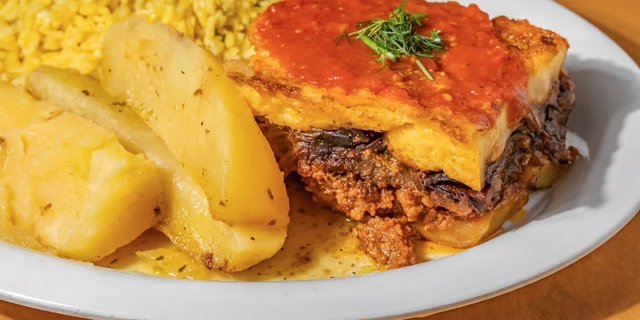 Moussaka Tray