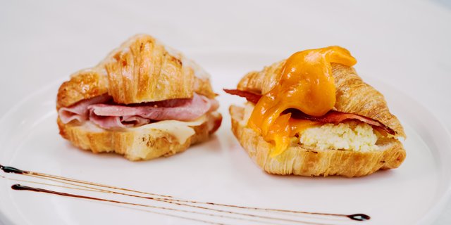 Mini Breakfast Croissant Sandwich