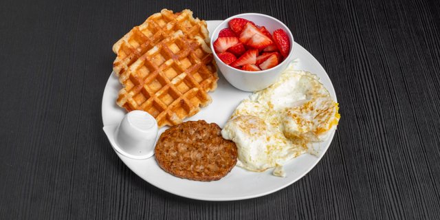 Waffles & Fruit