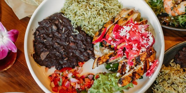 Adobo Marinated Chicken Fajitas