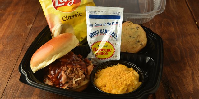 Vegetarian Pulled Jackfruit Sandwich Boxed Lunch