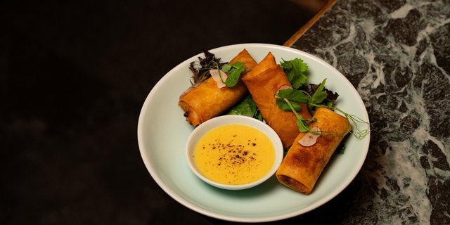 French Onion Spring Roll