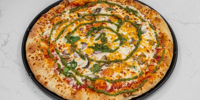 Pesto Veggie Pizza