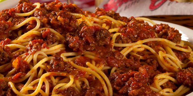 Spaghetti & Meat Sauce Pan