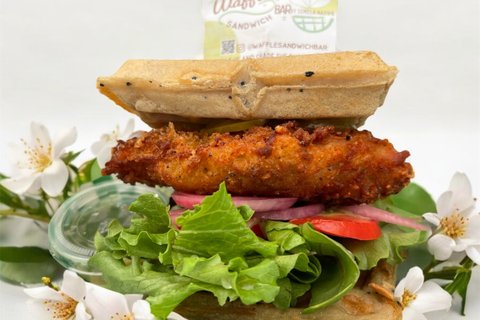 Crispy Mushroom "Chicken" Sandwich