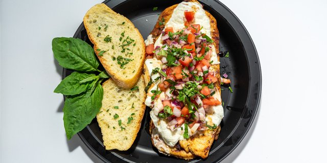 Grilled Chicken Bruschetta