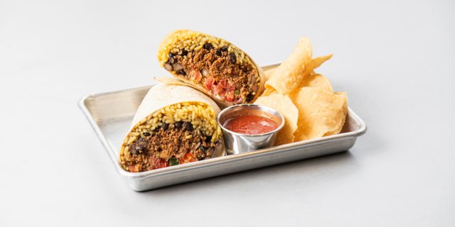 Seasoned Ground Beef Burrito Boxed Lunch