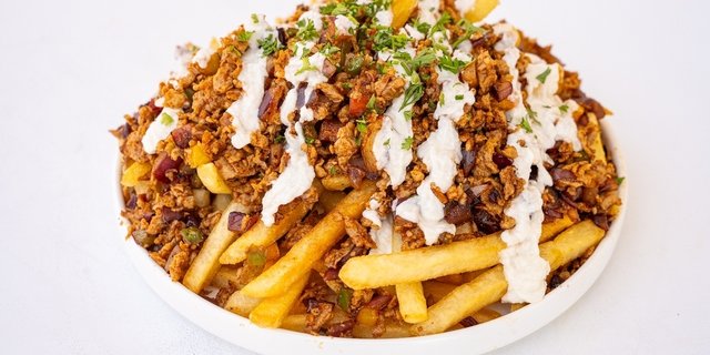Half Order - Vegan Shawarma Cheesesteak Fries