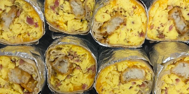 Classic w/ Bacon Burrito Box