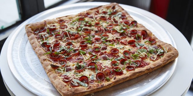 Cup & Char Grandma Pizza