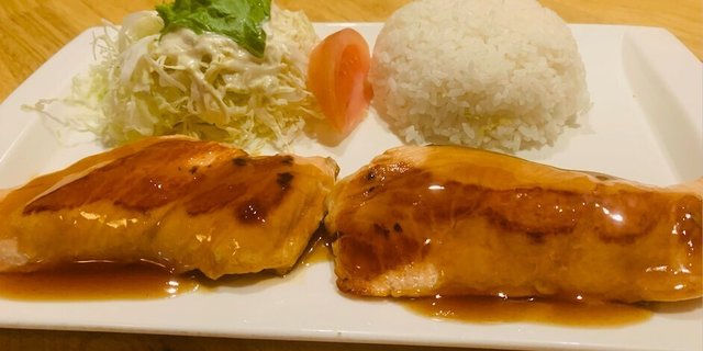 Salmon Teriyaki Entree