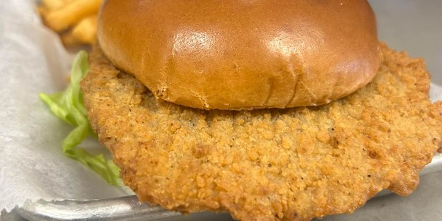 Fried Pork Tenderloin Sandwich