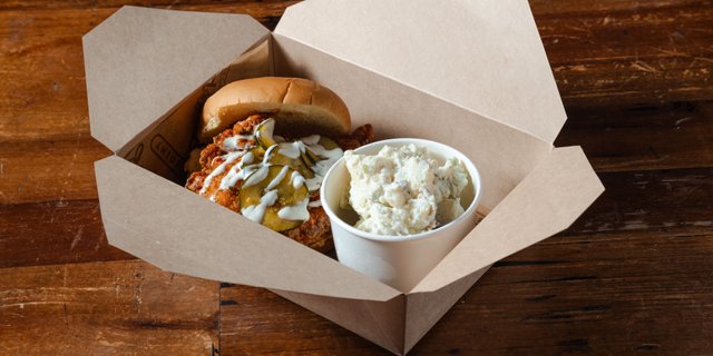 Nashville Hot Chicken Sandwich Boxed Meal