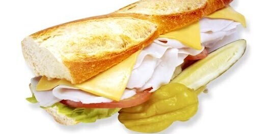Turkey & Cheese Baguette