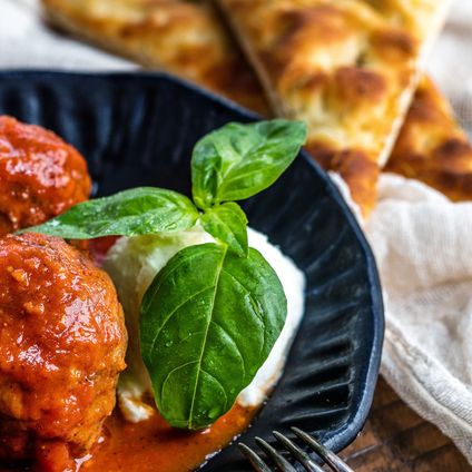 Large Hand-Rolled Meatballs