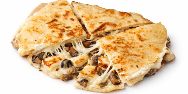 Gluten-Free Chicken Mushroom Quesadilla