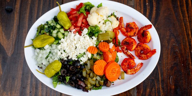 Shrimp Salad Platter